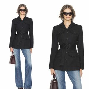 NEW HELSA The Leisure Suit Jacket in black